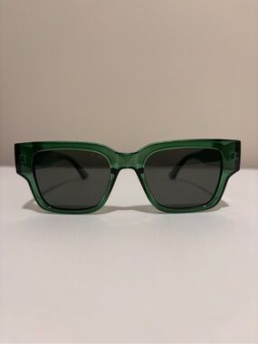 A.J. Morgan Emerald Green Square Sunglasses